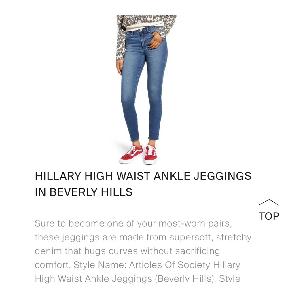 Articles of Society Hillary High Rise Jeans Sz 29